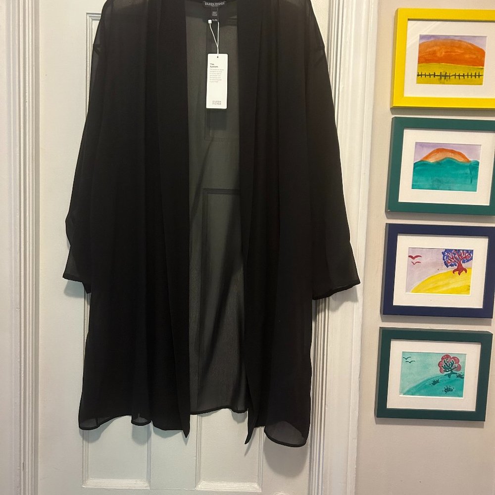 Sheer Knee-length Topper